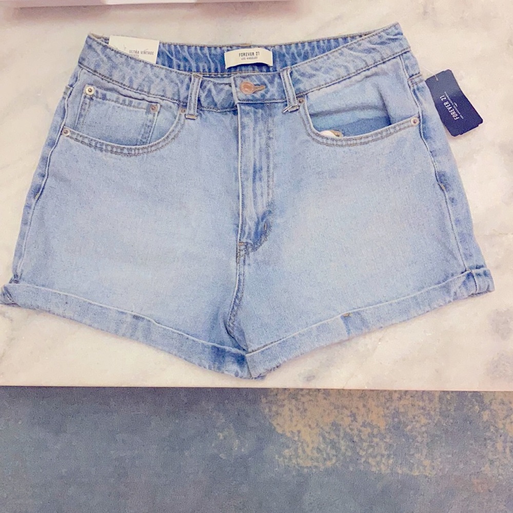Ultra Vintage Denim Shorts